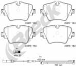 BRECK set placute frana, frana disc BRECK 25617 00 701 00 (25617 00 701 00)
