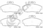 BRECK set placute frana, frana disc BRECK 21515 00 702 10 (21515 00 702 10)
