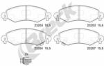 BRECK set placute frana, frana disc BRECK 23253 00 702 10 (23253 00 702 10)
