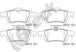 BRECK set placute frana, frana disc BRECK 25212 00 702 00 (25212 00 702 00)