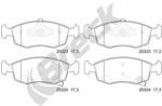 BRECK set placute frana, frana disc BRECK 25323 00 702 10 (25323 00 702 10)