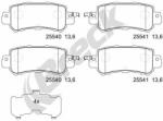 BRECK set placute frana, frana disc BRECK 25540 00 702 00 (25540 00 702 00)