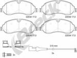BRECK set placute frana, frana disc BRECK 22034 00 703 00 (22034 00 703 00)
