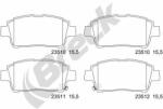 BRECK set placute frana, frana disc BRECK 23510 00 702 10 (23510 00 702 10)