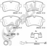 BRECK set placute frana, frana disc BRECK 29232 00 703 00 (29232 00 703 00)