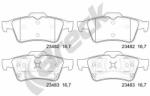 BRECK set placute frana, frana disc BRECK 23482 00 702 00 (23482 00 702 00)