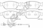 BRECK set placute frana, frana disc BRECK 25158 00 551 00 (25158 00 551 00)