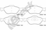 BRECK set placute frana, frana disc BRECK 23202 00 702 00 (23202 00 702 00)