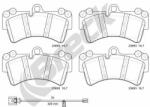BRECK set placute frana, frana disc BRECK 23693 00 553 00 (23693 00 553 00)