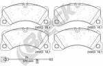 BRECK set placute frana, frana disc BRECK 24553 00 553 00 (24553 00 553 00)