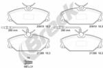 BRECK set placute frana, frana disc BRECK 21388 00 702 10 (21388 00 702 10)