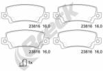 BRECK set placute frana, frana disc BRECK 23816 00 704 10 (23816 00 704 10)