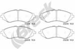 BRECK set placute frana, frana disc BRECK 23234 00 701 10 (23234 00 701 10)