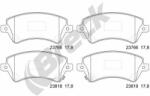 BRECK set placute frana, frana disc BRECK 23766 00 701 10 (23766 00 701 10)