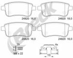BRECK set placute frana, frana disc BRECK 24820 00 704 00 (24820 00 704 00)
