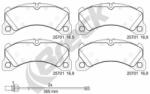 BRECK set placute frana, frana disc BRECK 25701 00 553 00 (25701 00 553 00)