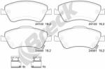 BRECK set placute frana, frana disc BRECK 24122 00 701 10 (24122 00 701 10)