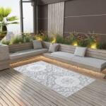 vidaXL Covor de exterior, gri deschis, 190x290 cm, PP (310451) Patura