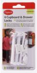 Clippasafe Szekrény- és fiókzár 6db