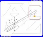 FIAT TALENTO 2016.05-től Sárvédő díszléc bal hátsó fekete 10017821