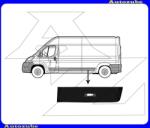 PEUGEOT BOXER 3 2006.07-2014.08 /250/ Hátsó sárvédő díszléc első rész bal, szélességjelzős "MAXI" 57700023