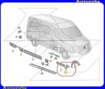 VW CRAFTER 1 2006.10-2016.10 /2E/ Sárvédő díszléc jobb első fekete 015613