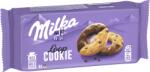 Milka Cookie Loop keksz csokoládédarabokkal tejcsokoládéval részben mártva 132 g