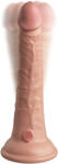 Pipedream King Cock Elite 7" Vibrating Silicone Dual Density Cock with Remote Light Vibrator