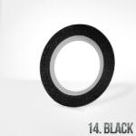  Díszítő szalag Csillám Effect #14 fekete black