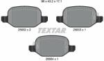TEXTAR set placute frana, frana disc TEXTAR Q+ 2565201 (2565201)