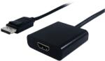 Roline Преходник Roline S3203-10, DisplayPort(м) към HDMI(ж), черен (S3203-10)