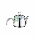 Hascevher - Иноксов чайник с метална дръжка ф12, 5xh12см 1, 5л Midi HR-HOME PERFECT-(4CYD025) (0189341)