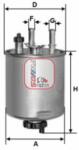 SOFIMA filtru combustibil SOFIMA S 4114 NR (S 4114 NR) - automobilus