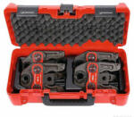Rothenberger Set falci presare Rothenberger TH16-20-26-32+Rocase Standard | 16 - 32 mm | Teava de cinci straturi (TH) | 4 buc (015065X)