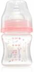 BabyOno Baby Bottle biberon pentru sugari anti-colici 0m+ Pink 120 ml