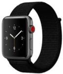 MYBANDZ Flexibil stofă curea de ceas Apple Watch 42-44mm negru (APW421395)