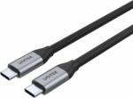 Unitek USB 3.2 Gen 2 (3.1 Gen 2) USB C Adat- és töltőkábel 1m - Fekete (C14082ABK)