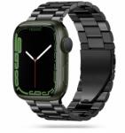 Tech-Protect Stainless Apple Watch 45mm / 44mm / 42mm fém szíj - fekete