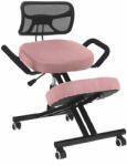 Kondela RUFUS ergonomikus térdeplőszék Szín: rózsaszín
