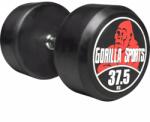 Gorilla Sports Egykezes súlyzó 37, 5 kg fekete/fehér (100532-00049-0037)