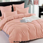 Sonia Home Lenjerie Damasc Gros, 6 piese, roz pudra (damascrozpudra) Lenjerie de pat