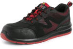 CXS CXS ISLAND PAROS S1P ESD alacsony cipő, fekete - piros, 47-es méret (2126-067-805-47)