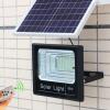 Proiector LED 60W cu panou solar si telecomanda, IP67 si suport perete (14938)