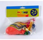  Léggömb 26cm-es 25db/csomag gyöngyházfényű, vegyes szín (009-0025M)