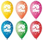  Léggömb 26cm-es 5db/csomag 2-es (11-PRINT2)