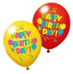 Herlitz Léggömb 23cm-es 6db/csomag HERLITZ Happy birthday felirattal