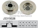 NIPPARTS Disc frana NIPPARTS J3315026 (J3315026)