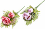 Decorer Set 2 flori artificiale Trandafiri si Feriga 35 cm (A56.37.30)
