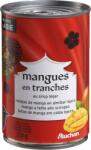 Auchan Kedvenc Szeletelt mangó enyhén cukrozott lében 425 g/230 g