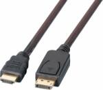 EFB-Elektronik DisplayPort - HDMI kábel 3m - Fekete (K5561SW.3V2)